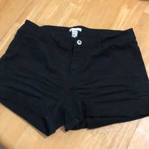 H&M Black Shorts-Size 10